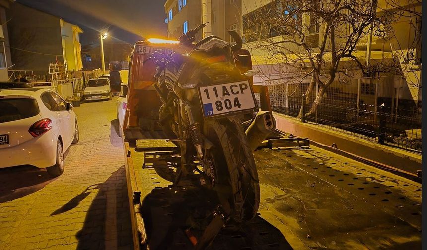 Yarışa katıldı ama polisten kaçamadı