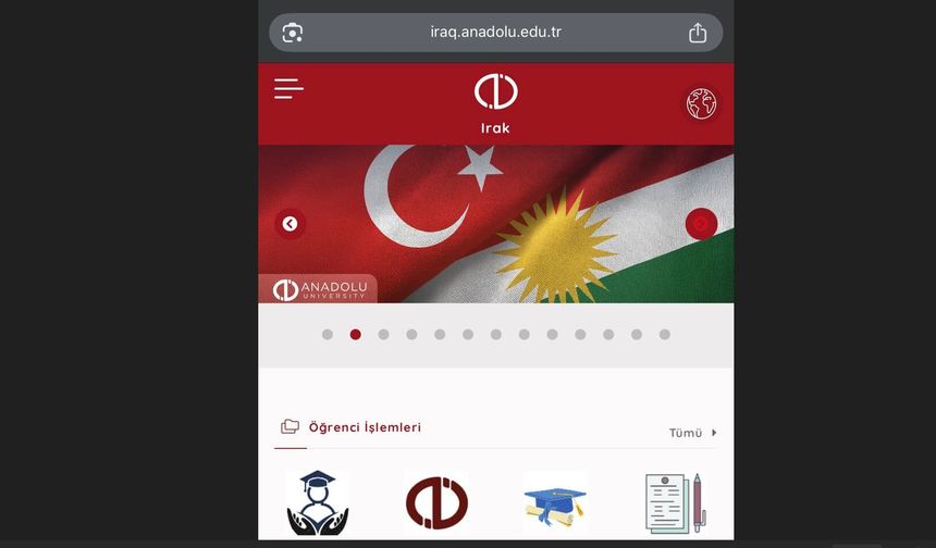 Anadolu Üniversitesi'nde Kürdistan Bayrağı Skandalı