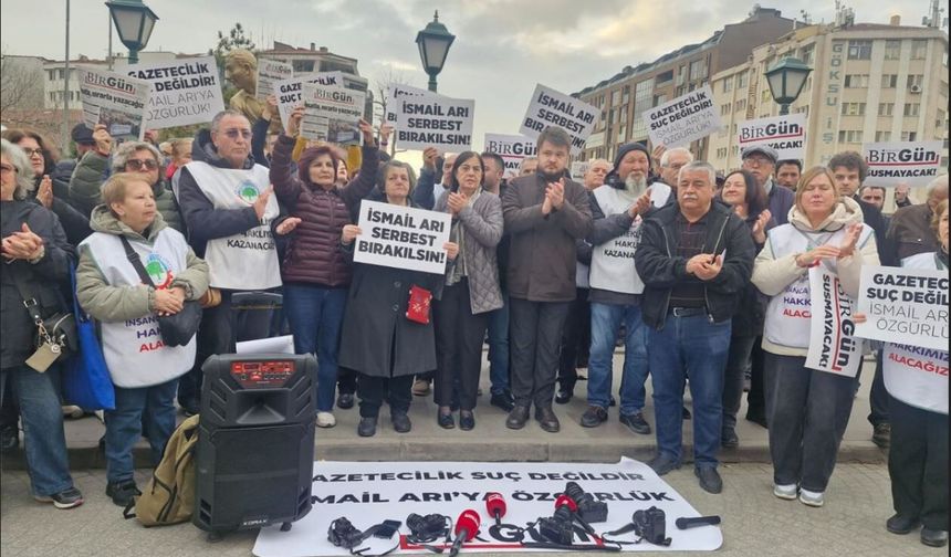 Gazetecilik Suç Değildir! İsmail Arı’ya Özgürlük!