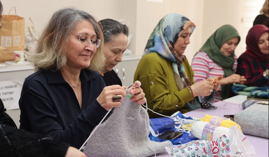Odunpazarı’nda Kadınlara Örgü Atölyesi