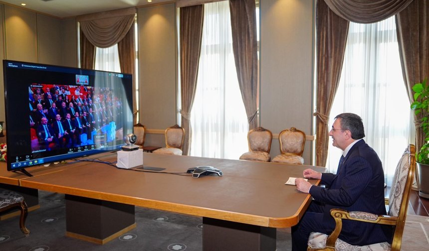 Cumhurbaşkanı Yardımcısı Yılmaz 'Uluslararası Eskişehir Yapay Zeka Zirvesi'ne uzaktan bağlantı ile katıldı