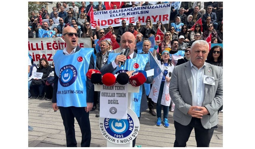 Türk Eğitim Sen İş Bırakıp Şiddete Tepki Gösterdi