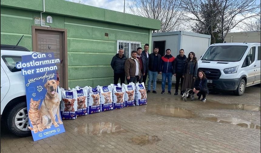 OEDAŞ’tan Barınağa 300 Kg Mama Bağışı