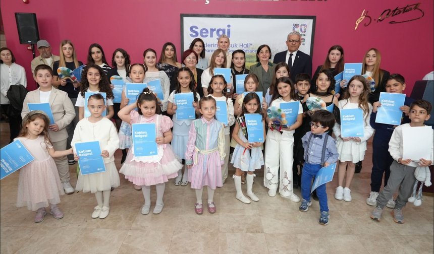 “Renklerin Çocuk Hali” Sergisi Açıldı