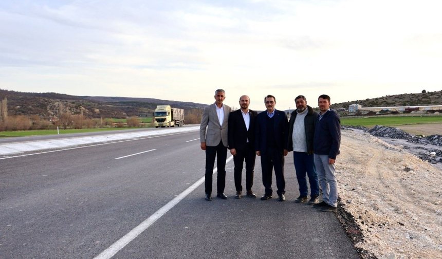 Milletvekili Dönmez Seyitgazi yolunda incelemeler yaptı