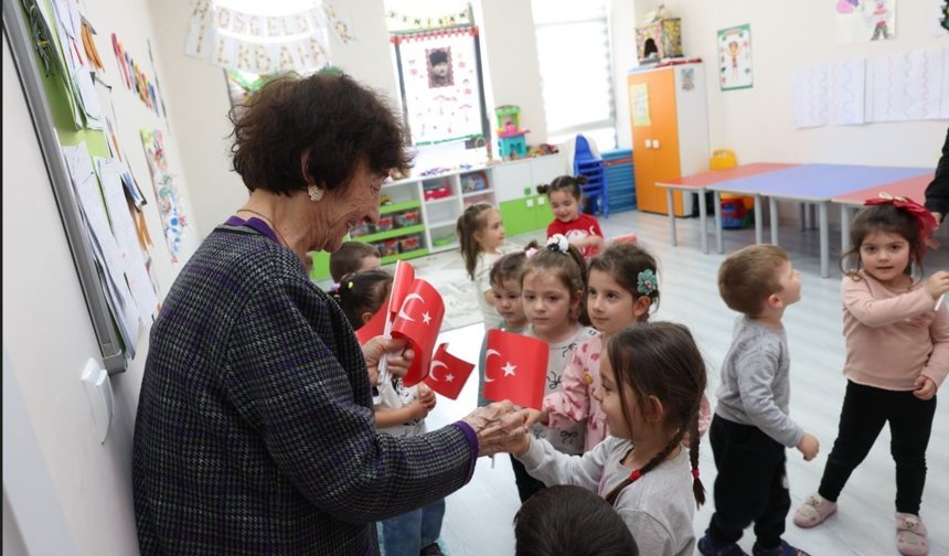 Şerife Aysel Erkara’dan Kreşe Anlamlı Ziyaret