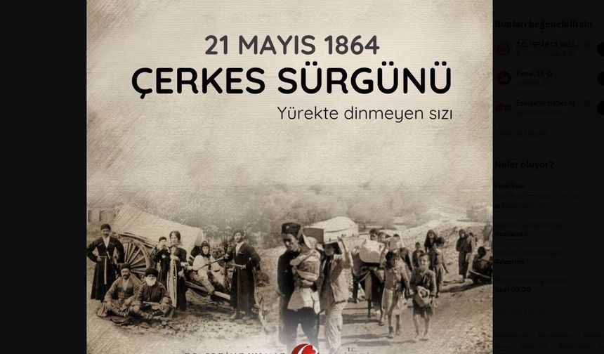 Çerkes Sürgünü Büyük Bir İnsani Trajedi