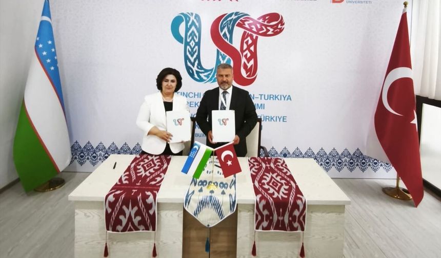 Rektör Adıgüzel Buhara’da Üniversitenin Küresel Eğitim Vizyonunu Anlattı