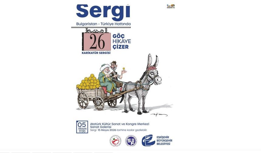 Eskişehir'de Anlamlı Karikatür Sergisi