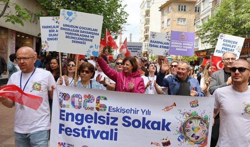 2026 Eskişehir Yılı Engelsiz Sokak Festivali Renkli Görüntülere Sahne Oldu