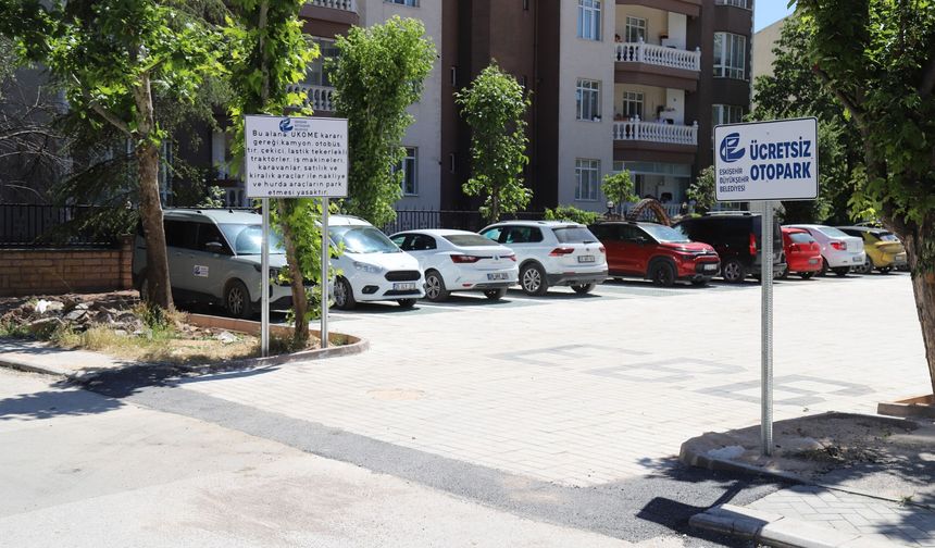 Büyükşehirden Gökmeydan Mahallesi’ne Ücretsiz Otopark