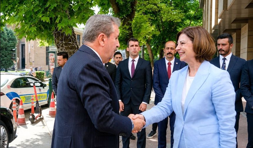 BBP Genel Başkanı Mustafa Destici’den Başkan Ünlüce’ye Ziyaret