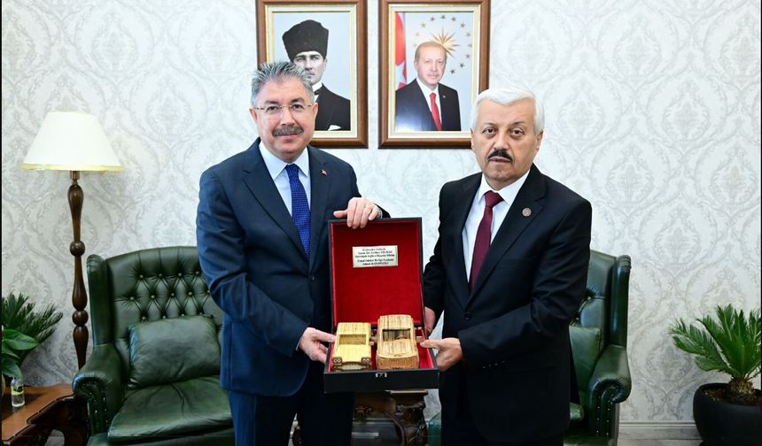Adnan Karamanlı ve Yönetiminden Vali Yılmaz'a Ziyaret