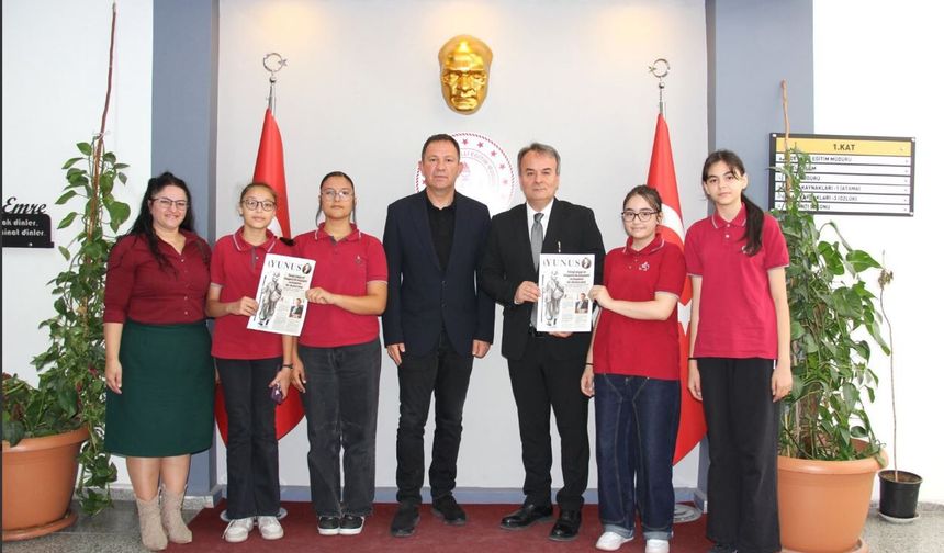 Murat Atılgan Ortaokulu Öğrencilerinden Gazete Yunus