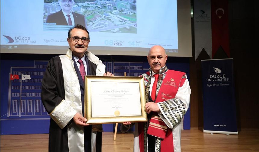Fatih Dönmez’e Fahri Doktora