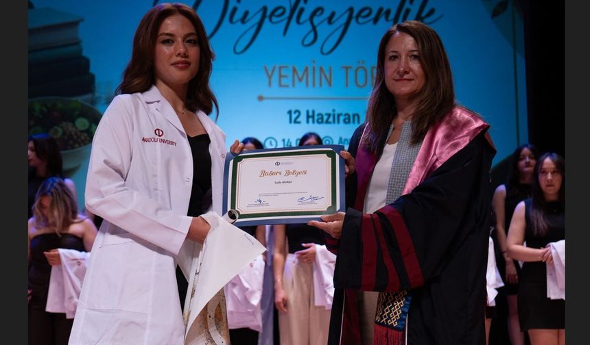 Beslenme ve Diyetetik Bölümü ilk mezunlarını verdi