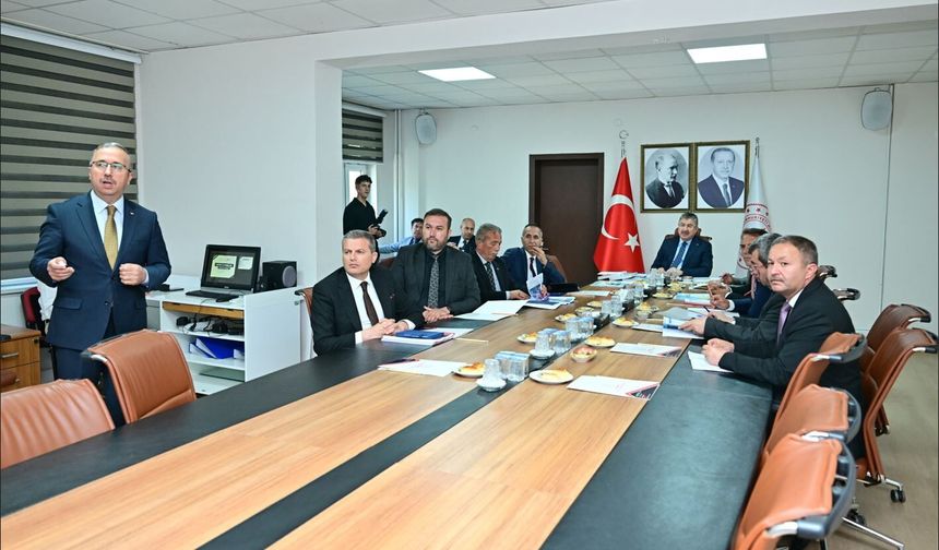 Müdür Aydın'dan Vali Yılmaz'a Kapsamlı Brifing