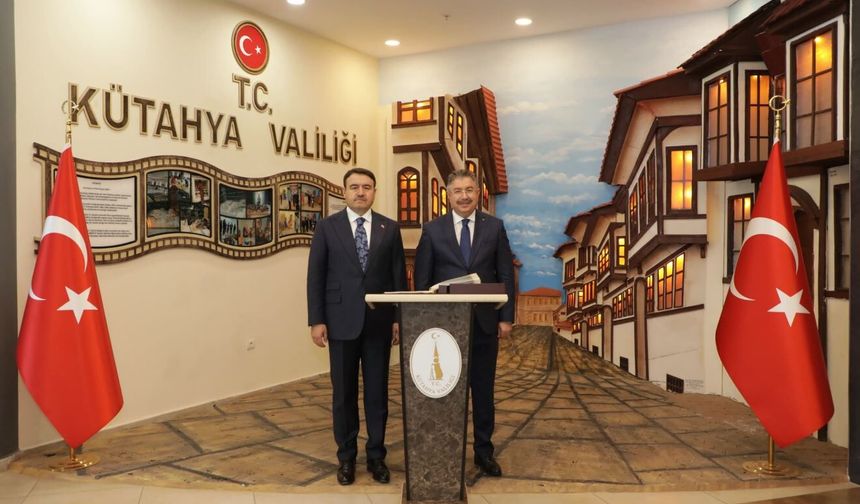 Erdinç Yılmaz'dan Kütahya Valisine Ziyaret