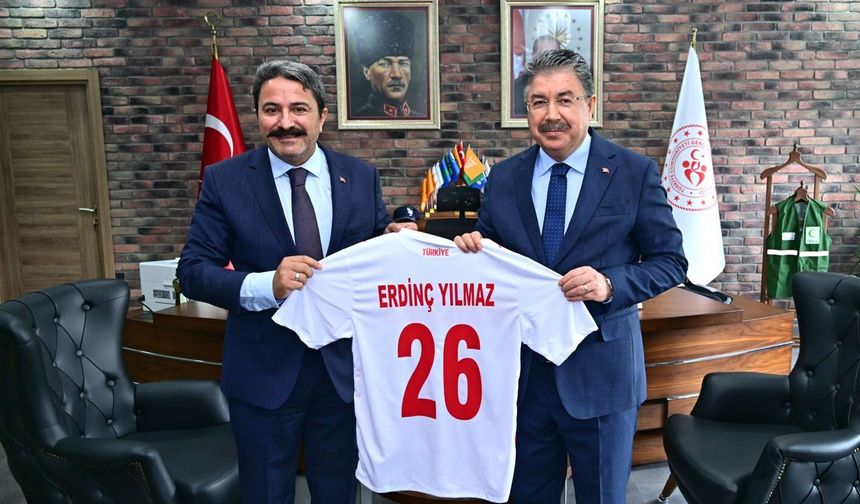 Vali Yılmaz'dan Gençlik Spor'a Ziyaret