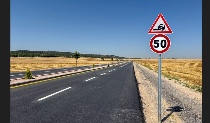 Bakımı Tamamlanan Yollar Çizgileriyle Güvenli Hale Geliyor