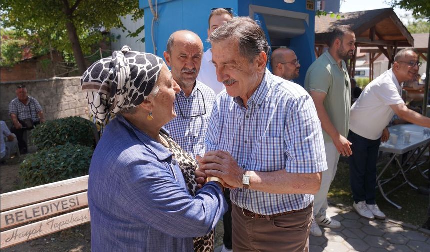 Başkan Ataç Yeşiltepelilerle Buluştu