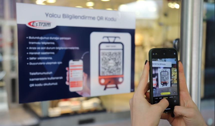 Tramvay Duraklarında Qr Kod Dönemi Başladı