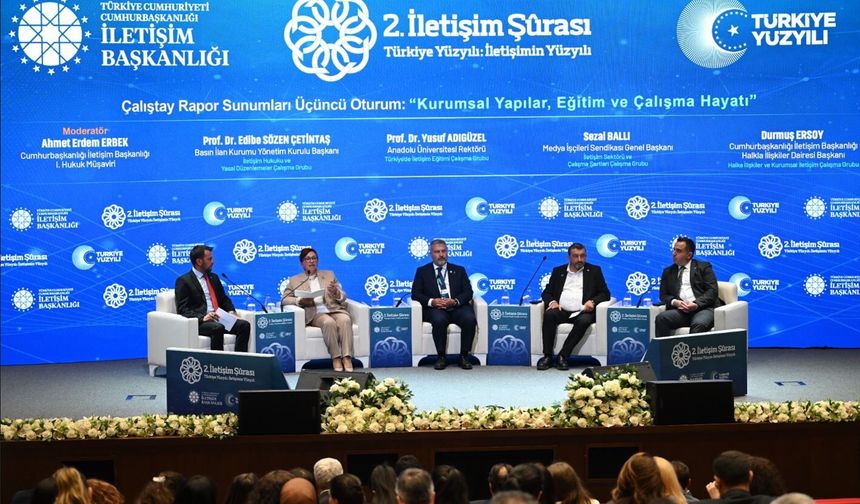 Prof. Dr. Yusuf Adıgüzel 2. İletişim Şûrası'nda Konuştu