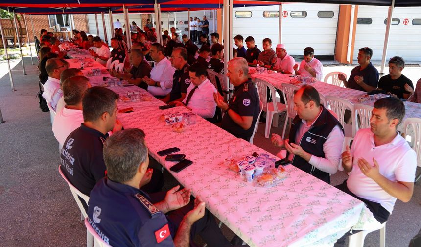Eskişehir İtfaiyesi'nden Kahraman Şehitlere Vefa