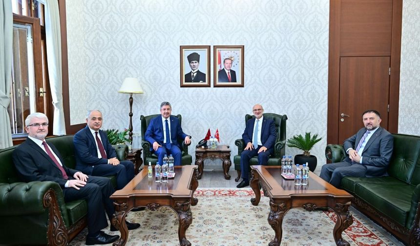 TUSAŞ Yönetim Kurulu Başkanı Vardan'dan Vali Yılmaz'a Ziyaret