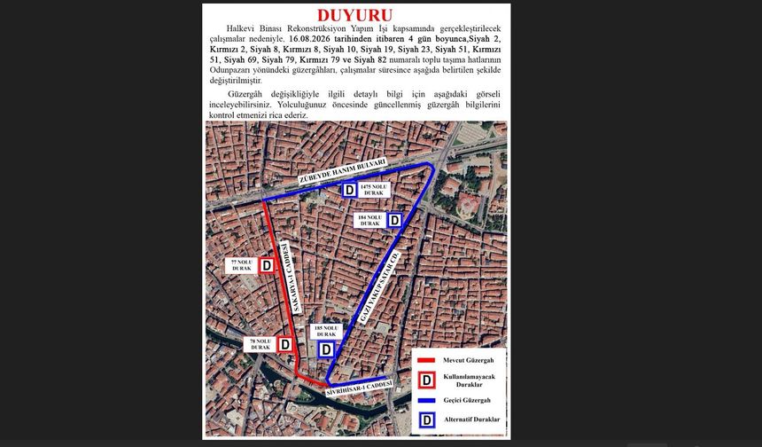 Büyükşehirden Sürücülere Uyarı