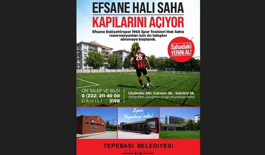 Efsane Halı Saha Santraya Hazır