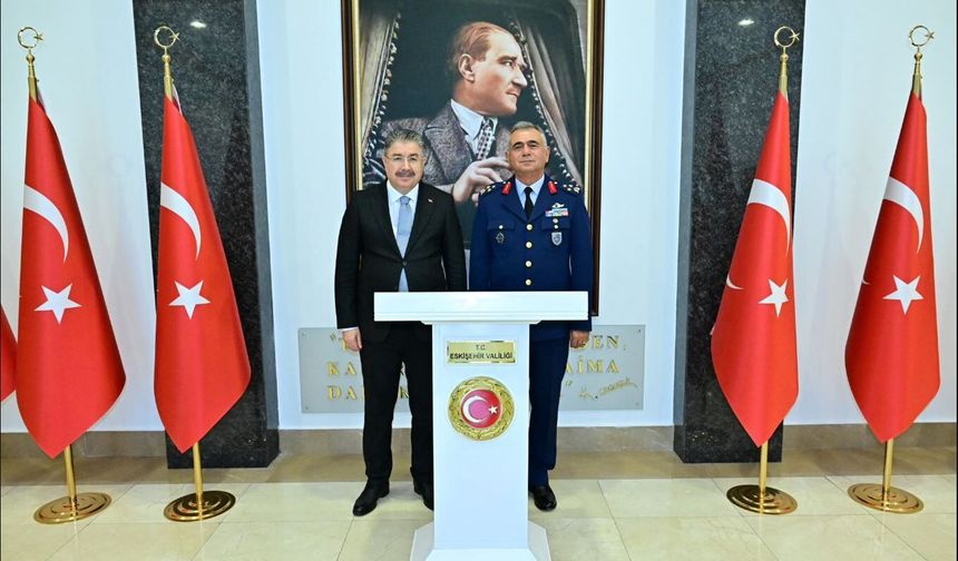 Korgeneral Erdoğan Gür'den Vali Yılmaz'a Ziyaret