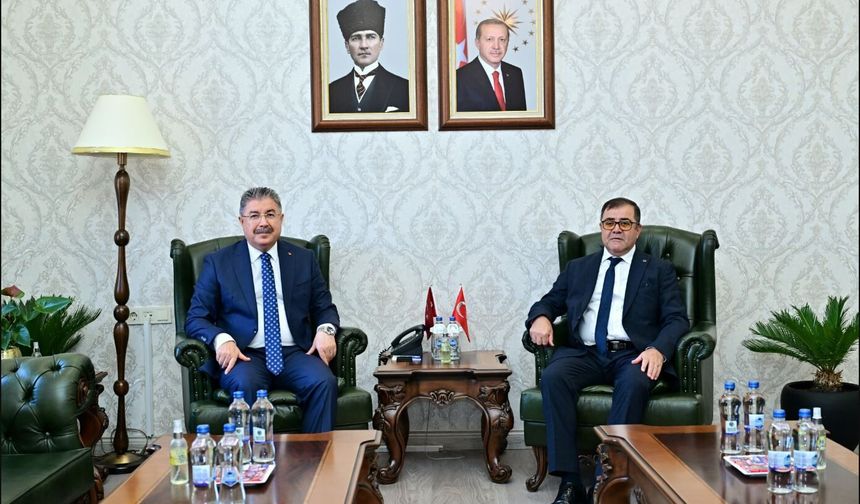 Mülkiye Başmüfettişi Yüksel'den Vali Yılmaz'a Ziyaret