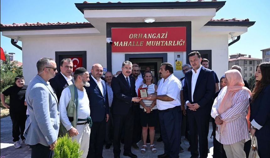 Orhangazi'ye Yeni Muhtarlık Binası