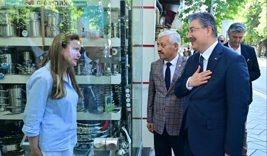 Vali Yılmaz Esnaf Ziyaretlerine Devam Ediyor