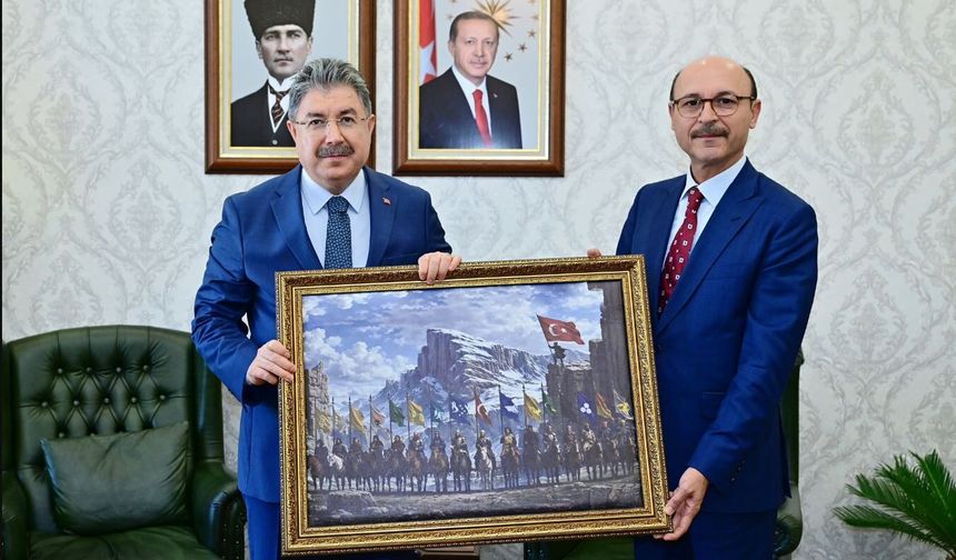 Talip Geylan'dan Vali Yılmaz'a Ziyaret