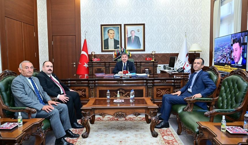 İlçe Belediye Başkanlarından Vali Yılmaz'a Ziyaret