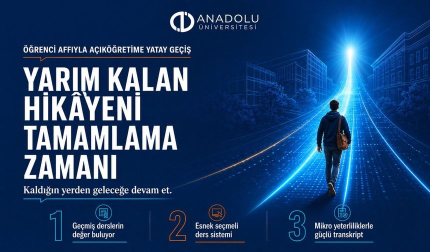 Açıköğretim Fakültesinde yeni nesil seçmeli ders sistemi