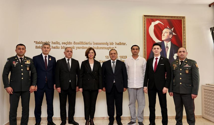Başkan Ünlüce Azerbaycanlı Konuklarını Ağırladı