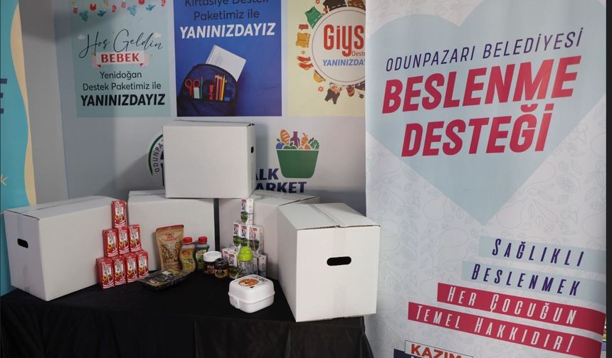 Odunpazarı Belediyesi’nden Öğrencilere Beslenme Desteği