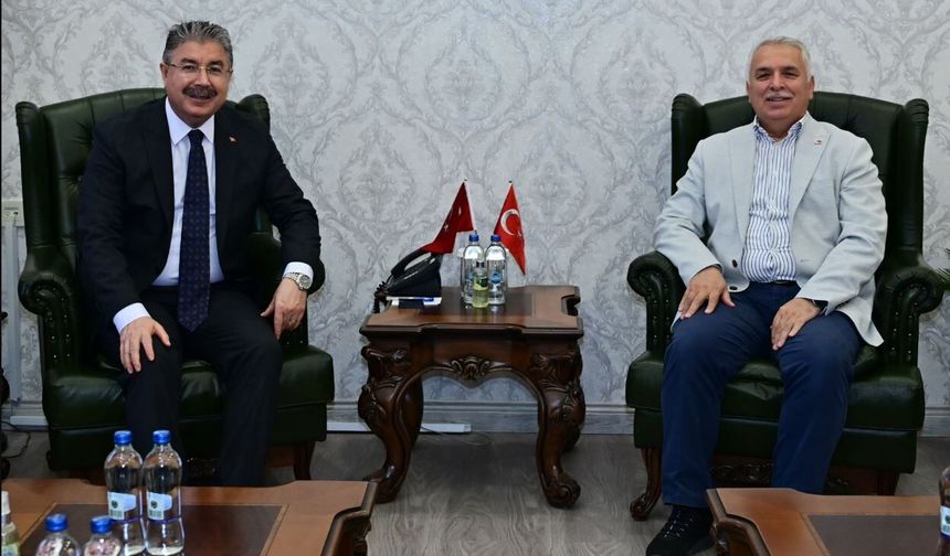 Aziz Yıldırım'dan Vali Yılmaz'a Ziyaret