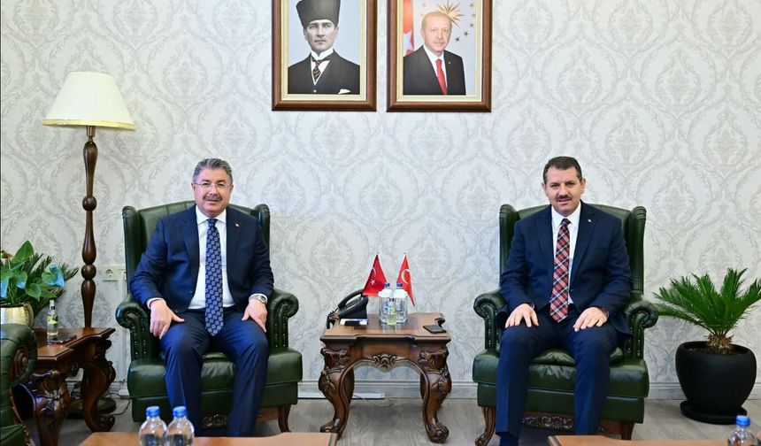 Millî Savunma Bakan Yardımcısı'ndan Vali Yılmaz'a Ziyaret