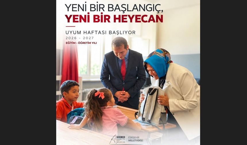 "Tüm çocuklarımıza güzel bir başlangıç diliyorum"