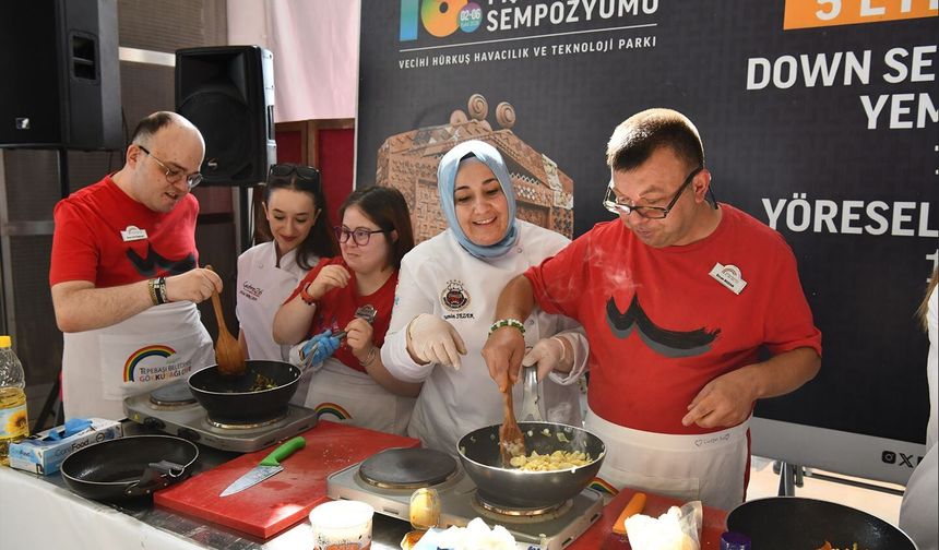 Down Sendromlu Bireyler Yemek Yarışmasında Buluştu