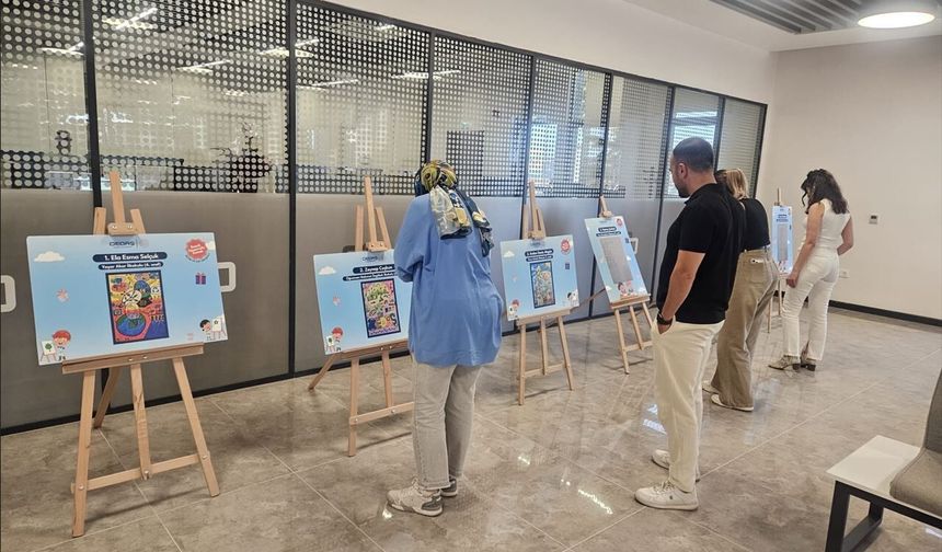 OEDAŞ Çocukların Enerji Tasarrufu Temalı Eserlerini Sergiliyor