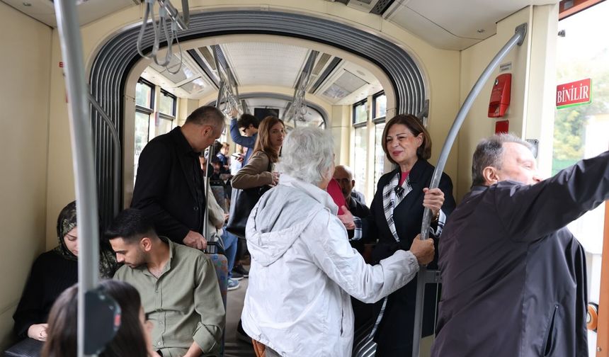 Başkan Ünlüce Avrupa Hareketlilik Haftası’nın Startını Tramvayda Verdi