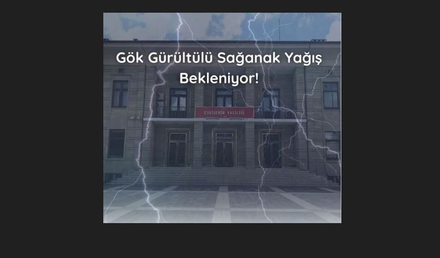 Eskişehir'de Sel Uyarısı