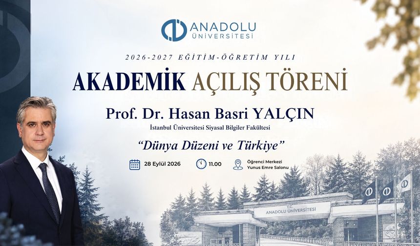 Akademik yıl “Dünya Düzeni ve Türkiye” ilk dersiyle başlıyor