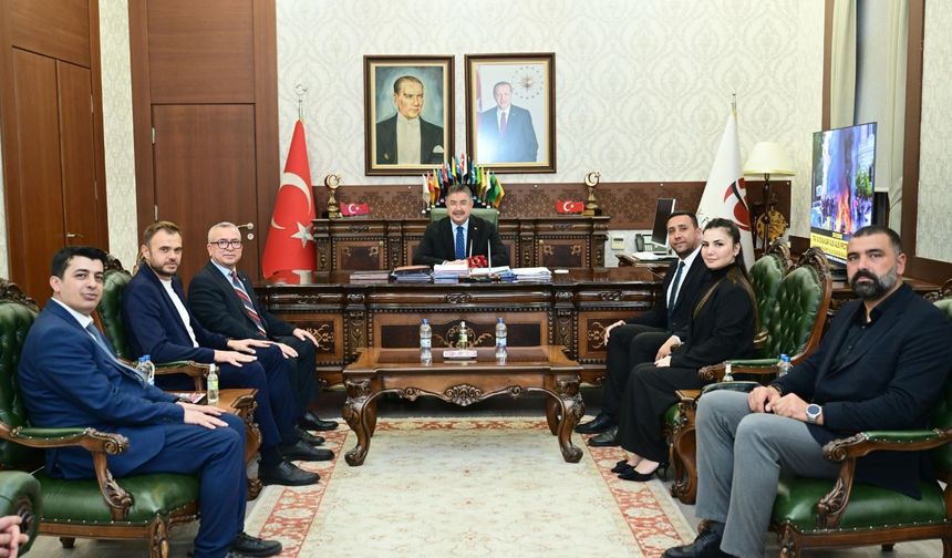 Büro Memur-Sen'den Vali Yılmaz'a Ziyaret