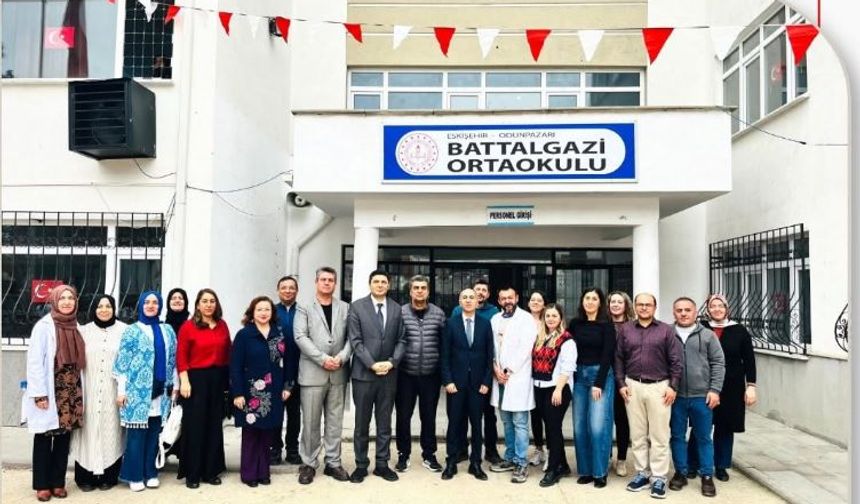Barış Hancı’dan Battalgazi Ortaokuluna Ziyaret